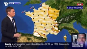 Un temps ensoleillé malgré un petit voile nuageux et des températures estivales sur la moitié ouest du pays 