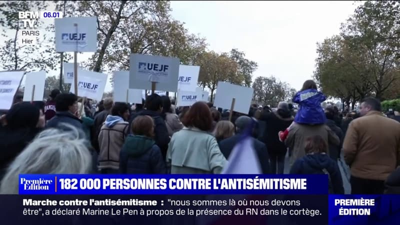 Paris, Marseille, Lyon... La plus forte mobilisation contre l'antisémitisme depuis 1990
