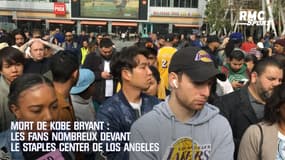 Mort de Bryant : les fans réunis en nombre devant le Staples center de Los Angeles