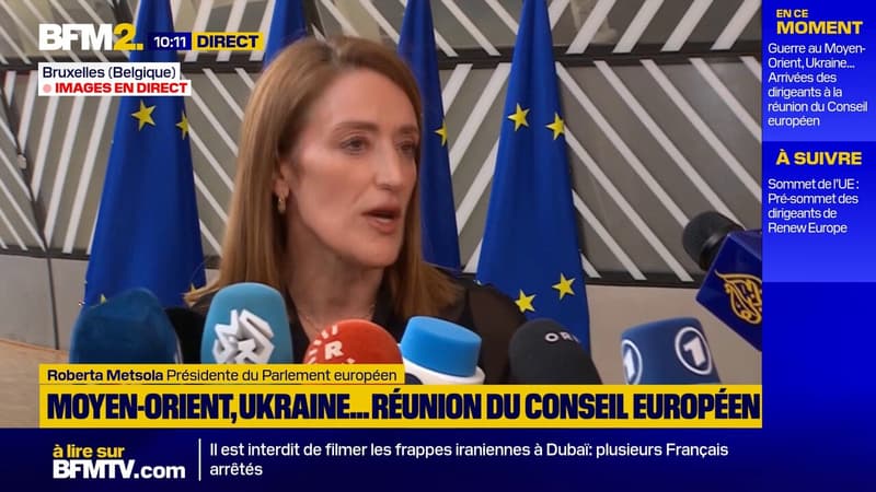 Hausse des prix: Roberta Metsola assure que l'UE agira pour le quotidien des Européens