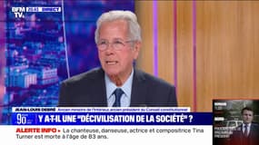 "Décivilisation" de la société: "Il y a une perception de l'insécurité qui est de plus en plus grande" pour Jean-Louis Debré, ancien ministre de l’Intérieur