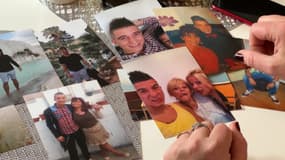 Photos de Jérôme Warmel avec des membres de sa famille, le jeune homme a été mortellement blessé dans les rues de Boulogne-sur-Mer en 2017.