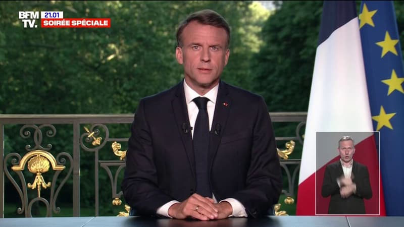 Emmanuel Macron annonce la dissolution de l'Assemblée nationale: 