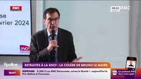 Retraites à la SNCF : la colère de Bruno Le Maire