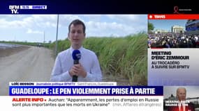 Marine Le Pen prise à partie en Guadeloupe: Emmanuel Macron condamne