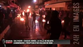 Ils se lancent des boules de feu: l'étrange commémoration de l'éruption d'un volcan au Salvador