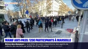 Marseille: 1200 participants à une manifestation anti-pass ce samedi