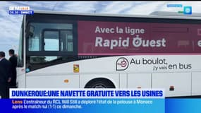 Dunkerque: une navette gratuite vers les usines