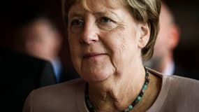 Angela Merkel en octobre 2022 à Lisbonne. 
