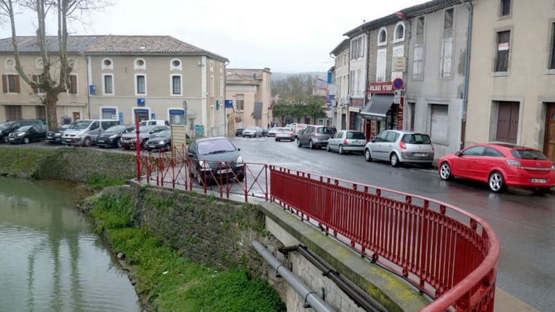 Le centre de Trèbes, dans l'Aude, le 24 mars 2018.