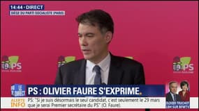 Election du PS: Olivier Faure "salue les milliers de militants et militantes qui ont fait le choix de la renaissance"