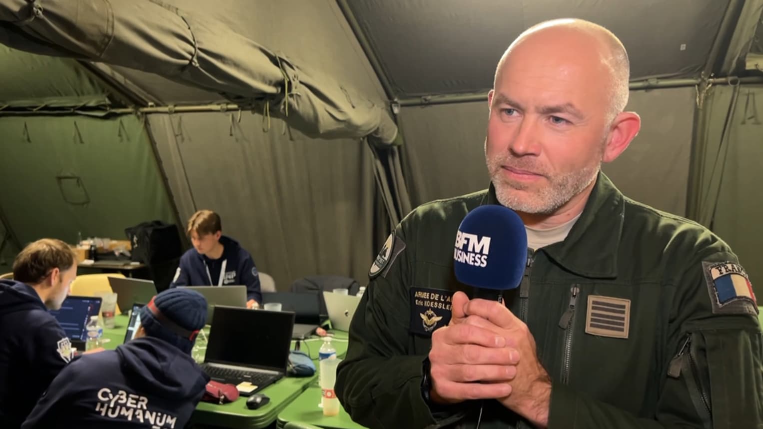 Le colonel Eric Koessler, commandant de la Base de Défense de Nancy et correspondant zonal du ComCyber.