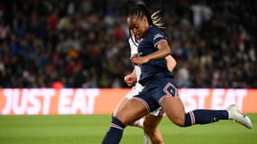 Marie-Antoinette Katoto avec le PSG face à Lyon, le 30 avril 2022