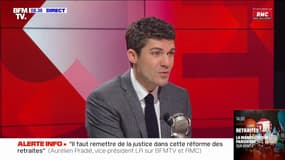 Retraites: Aurélien Pradié, député LR, demande de la "clarté" au gouvernement sur les carrières longues 