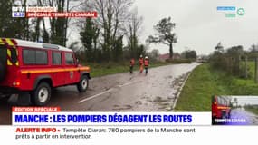 Tempête Ciaran: les pompiers de la Manche toujours sur le qui-vive