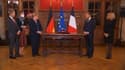 La chancelière allemande et le président français à Beaune (Côte d'Or)