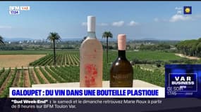 Var: une bouteille de vin en plastique au domaine du château Galoupet