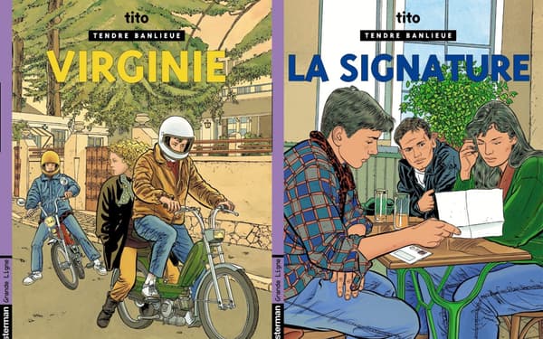 Comic book covers "Tender suburbs" by Tito