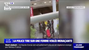 Femme menaçante dans le RER C: la femme menaçante a été grièvement blessée à l'abdomen et hospitalisée