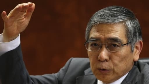 Le président de la Banque du Japon, Haruhiko Kuroda