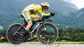 Jonas Vingegaard sur le Tour de France, le 18 juillet 2023