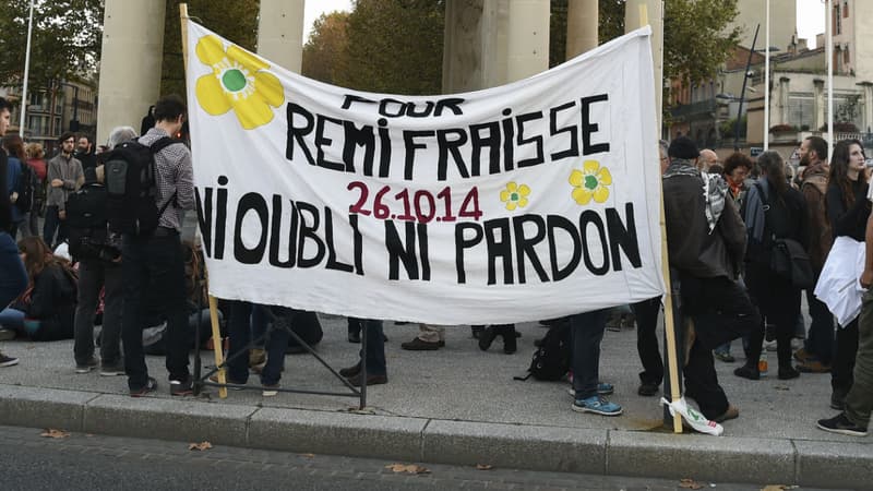 Rassemblement en hommage à Rémi Fraisse le 26 octobre 2016 à Toulouse