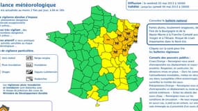 Douze départements de l'est de la France sont désormais placés en vigilance orange par Météo France