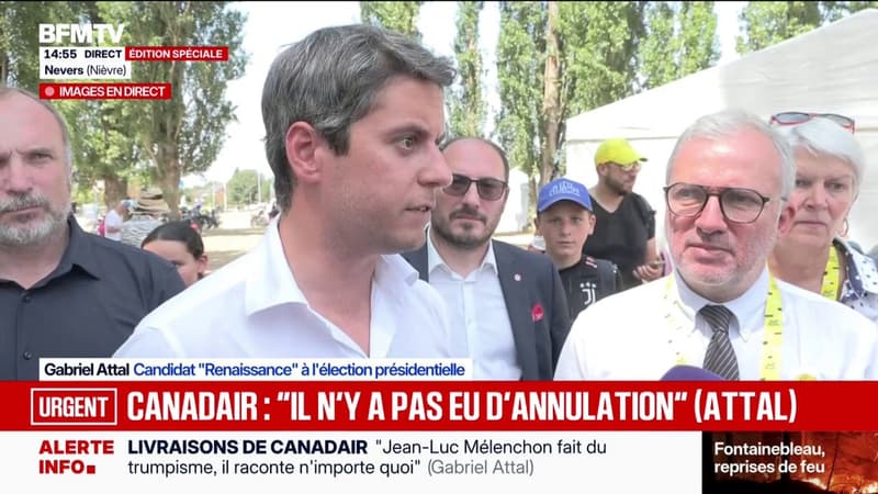 Renaissance attaque le RN en justice pour l'"appropriation" de son nom sur une affiche de campagne présidentielle: "Les Français ont besoin de clarté", assure Gabriel Attal