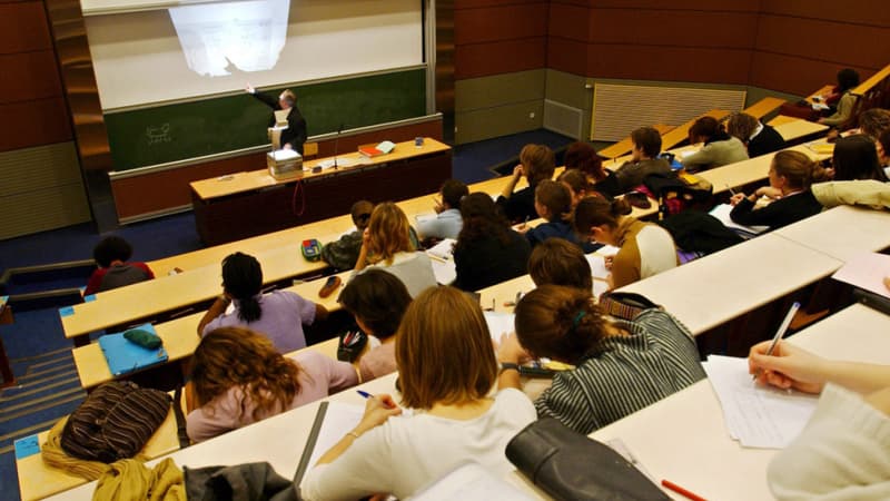 Un amphithéâtre universitaire à Caen, en 2014. (Photo d'illustration)