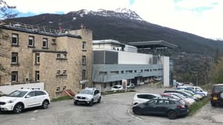 Le Centre Hospitalier des Escartons à Briançon.