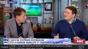 Daniel Riolo et le journaliste brésilien Stephan Rozenbaum dans l'After