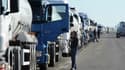 Une cinquantaine de routiers bloquaient mardi 21 novembre l'entrée du tunnel du Fréjus à l'appel de plusieurs syndicats. (image d'illustration)
