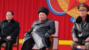 Le chef d'État nord-coréen Kim Jong-un à Pyongyang, le 25 février 2025. (Photo d'illustration)