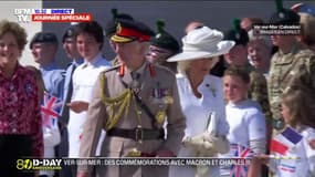 Débarquement: le roi Charles III et la reine Camilla sont arrivés à Ver-sur-Mer