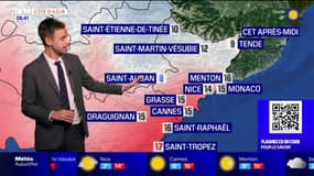 Météo Côte d’Azur: un jeudi couvert avec des températures encore douces, 14°C à Nice