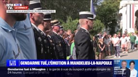 Gendarme tué: minute de silence à Mandelieu-La-Napoule 