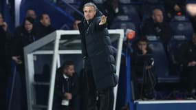 Luis Enrique lors du quart de finale de Coupe de France entre le PSG et Nice, le 13/03/2024