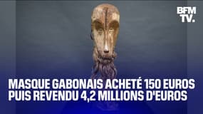 Ce masque gabonais a été acheté 150 euros puis revendu 4,2 millions d'euros 