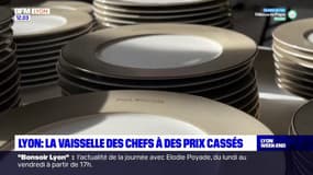 Lyon: la vaisselle des chefs à des prix cassés
