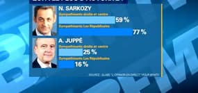 Juppé ferait un meilleur président que Sarkozy selon un sondage BFMTV
