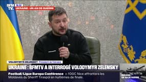 Volodymyr Zelensky à BFMTV: "Nous avons besoin de plus de sanctions contre la Russie directement"