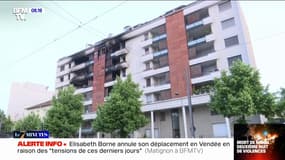 À Villeurbanne, un immeuble prend feu après des tirs de mortiers d'artifice