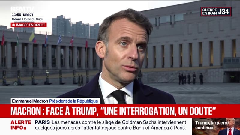 Emmanuel Macron juge les propos de Donald Trump sur son couple "ni élégants, ni à la hauteur"