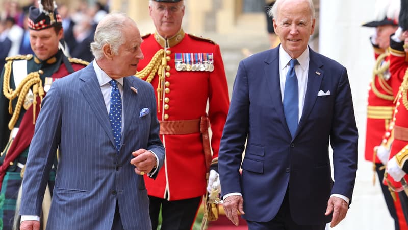 Royaume-Uni: Joe Biden rencontre Charles III pour la première fois depuis son accession au trône