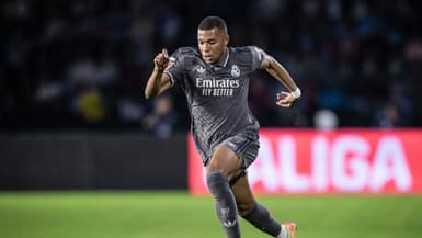 Kylian Mbappé lors du match Celta-Real (1-2, Liga), le 19 octobre 2024