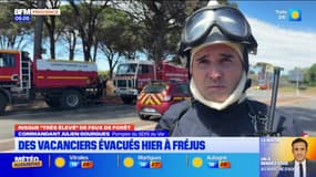 Risque " très élevé " de feux de forêt. Des vacanciers évacués hier à Fréjus. 