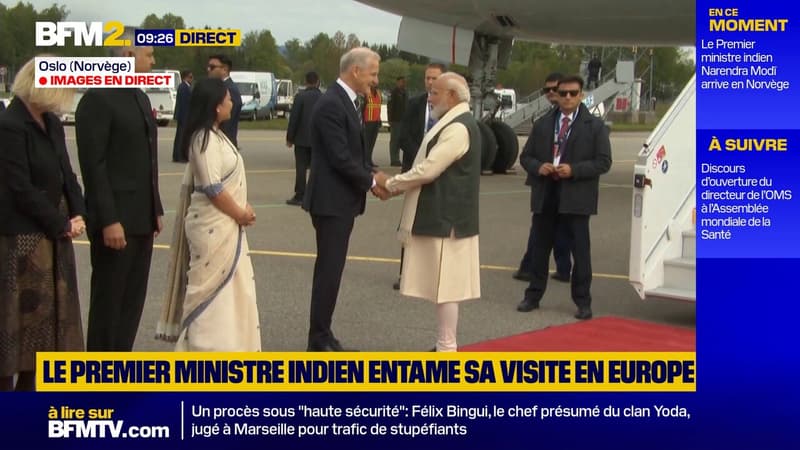 Commerce, technologie: le Premier ministre indien Narendra Modi arrive en Norvège