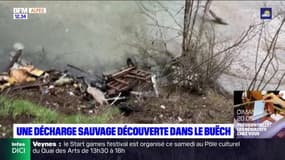 Une décharge sauvage découverte dans le Buëch