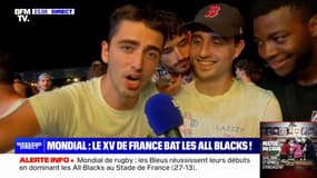 Mondial de rugby: les Bleus réussissent leurs débuts en dominant les All Blacks au Stade de France (27-13)