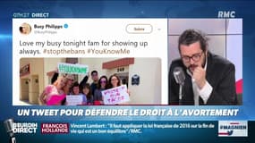 #Magnien: des internautes et des stars se mobilisent pour défendre le droit à l'avortement